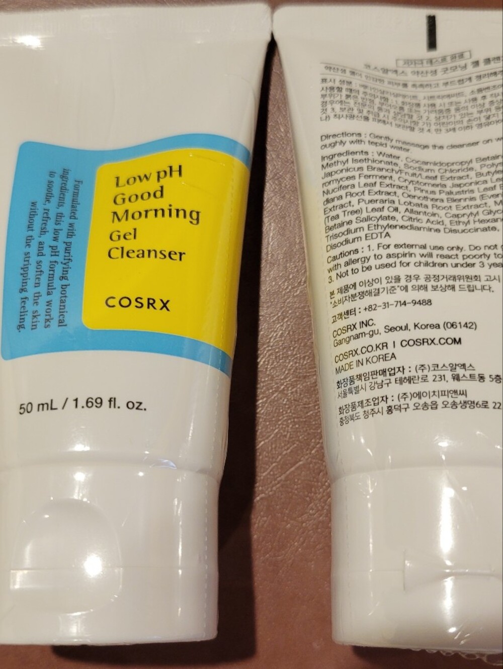 NWT 2 COSRX Low pH Good Morning Gel Cleansers